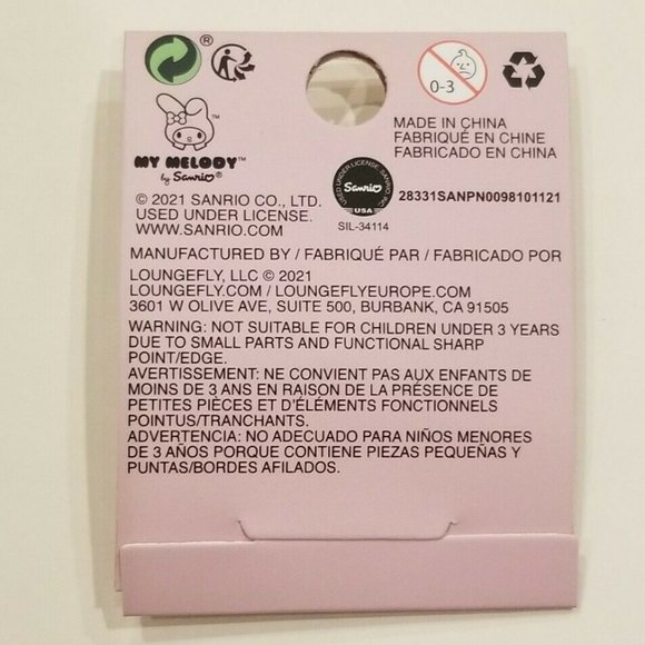 My Melody Sanrio Enamel Pin Loungefly NEW - Picture 6 of 8